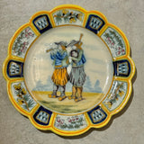 Quimper Scalloped Plate