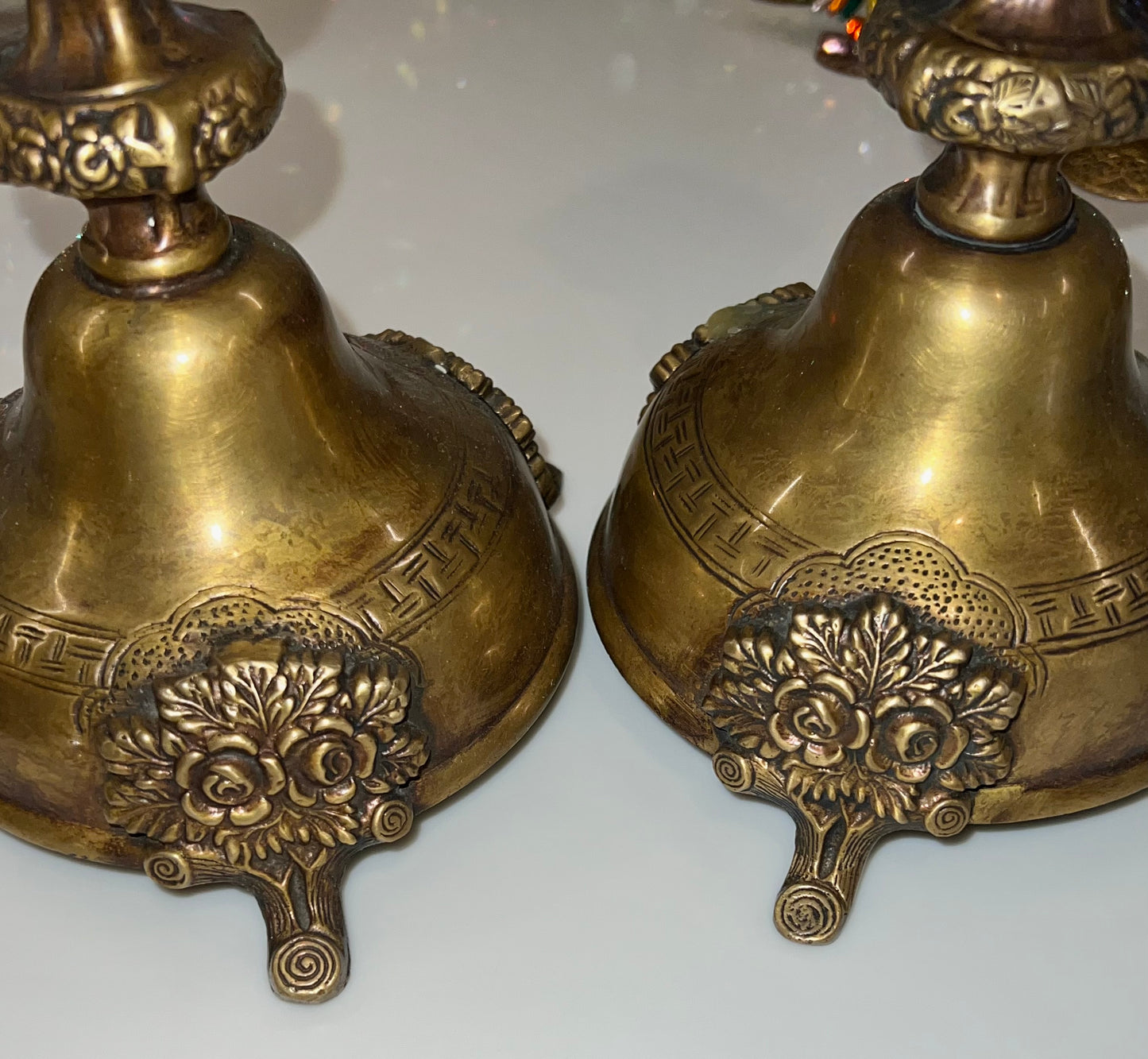 Pair of Antique Brass Candlesticks