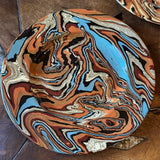 Set of 4 Marbled Plates