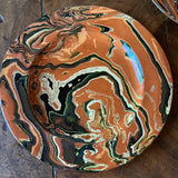 Set of 4 Marbled Plates