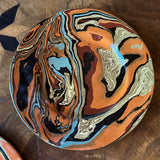 Set of 4 Marbled Plates