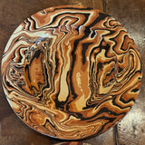 Set of 4 Marbled Plates