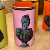 Roman Soldier Bust Brush Pot