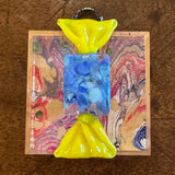 Acrylic Paper-backed Frame with Murano Glass Candy