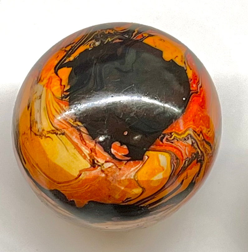 Paperweights by Globemaker Julia Forte ORANGE