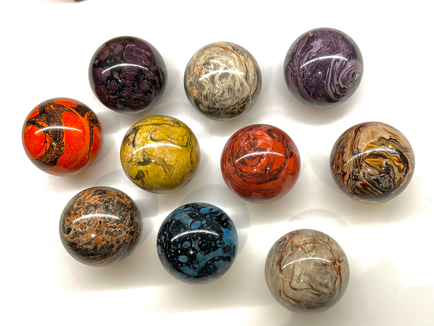 Paperweights by Globemaker Julia Forte PURPLE