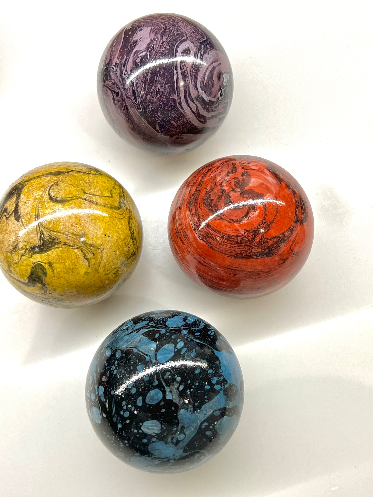 Paperweights by Globemaker Julia Forte PURPLE