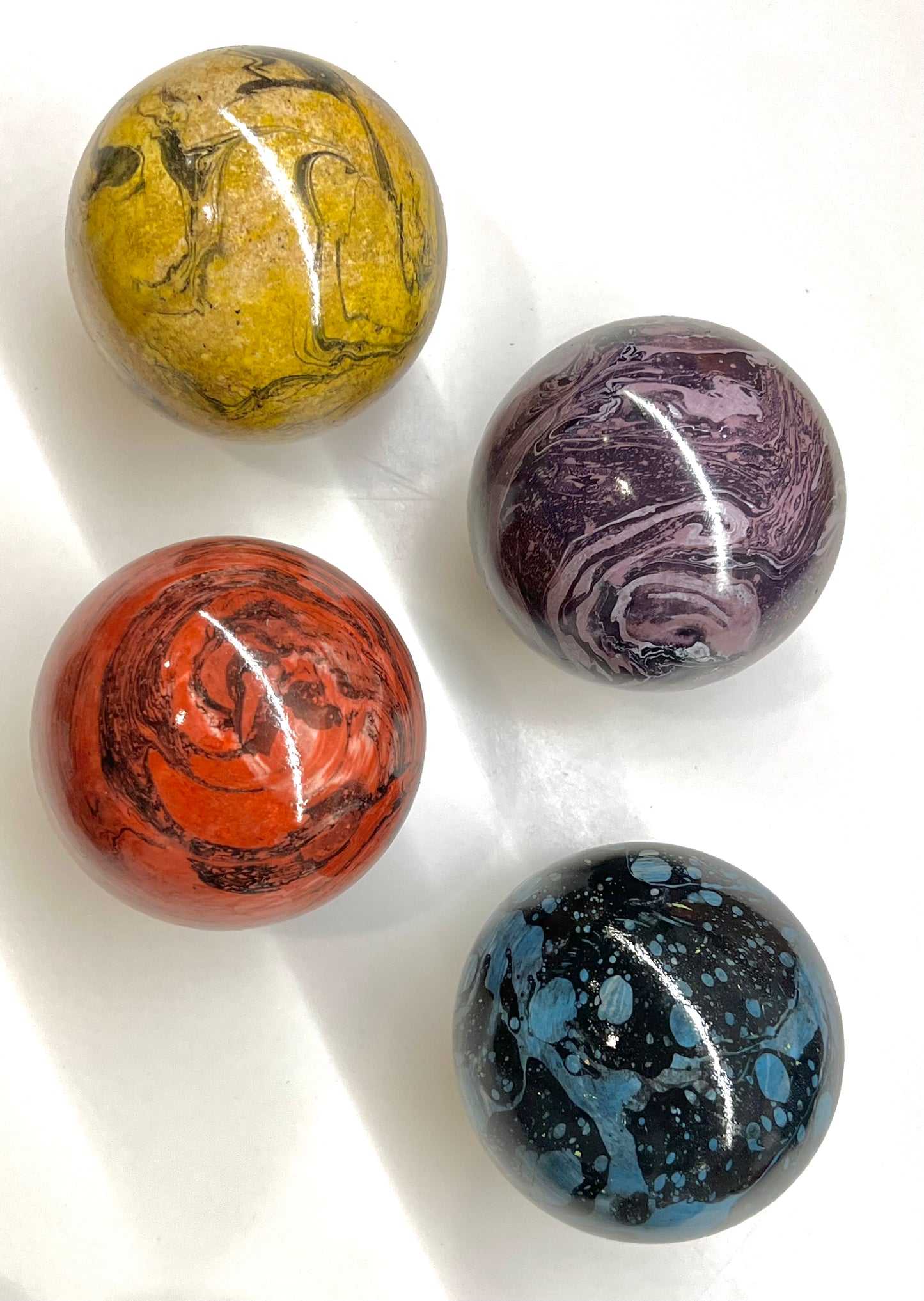 Paperweights by Globemaker Julia Forte PURPLE