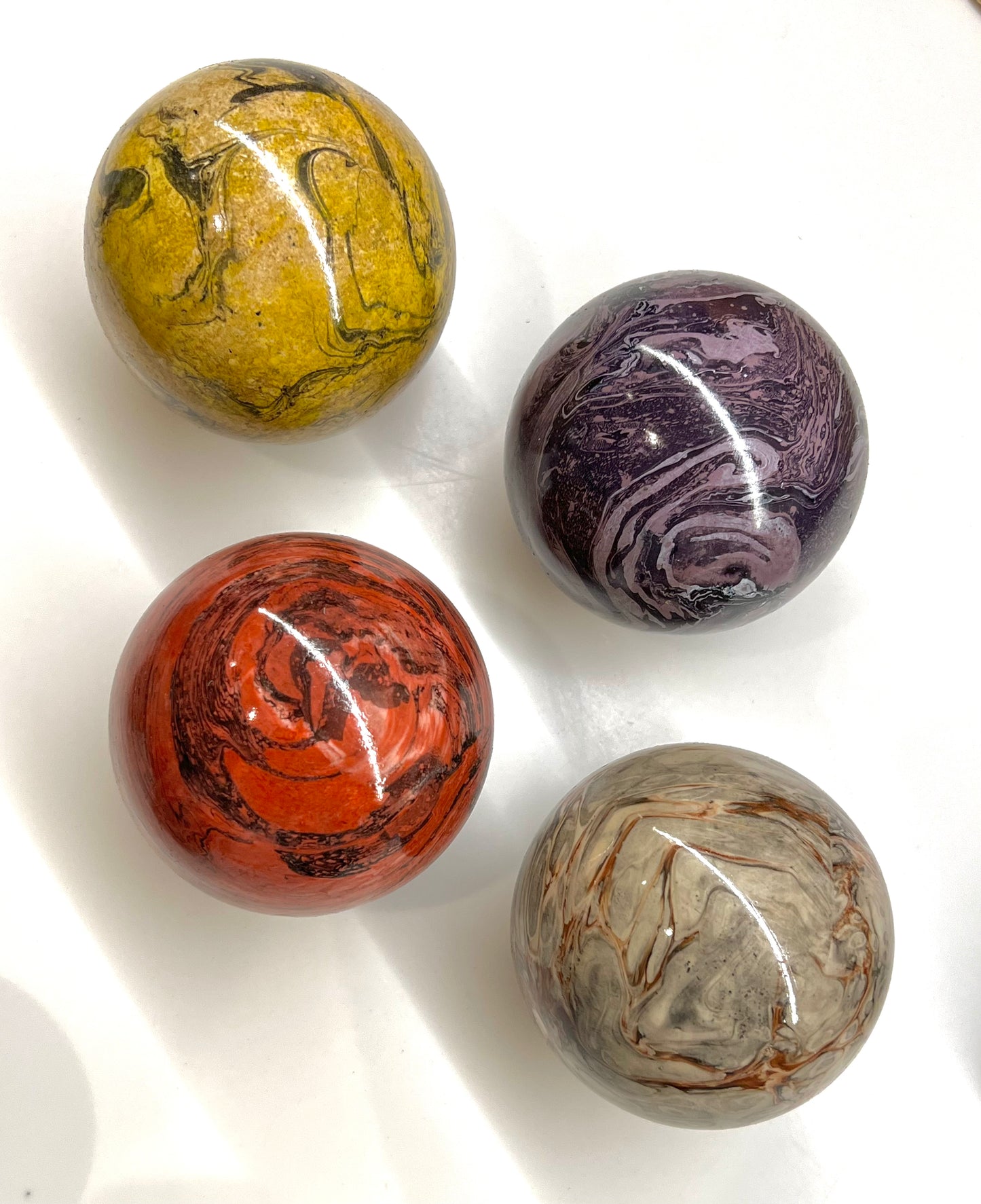 Paperweights by Globemaker Julia Forte PURPLE
