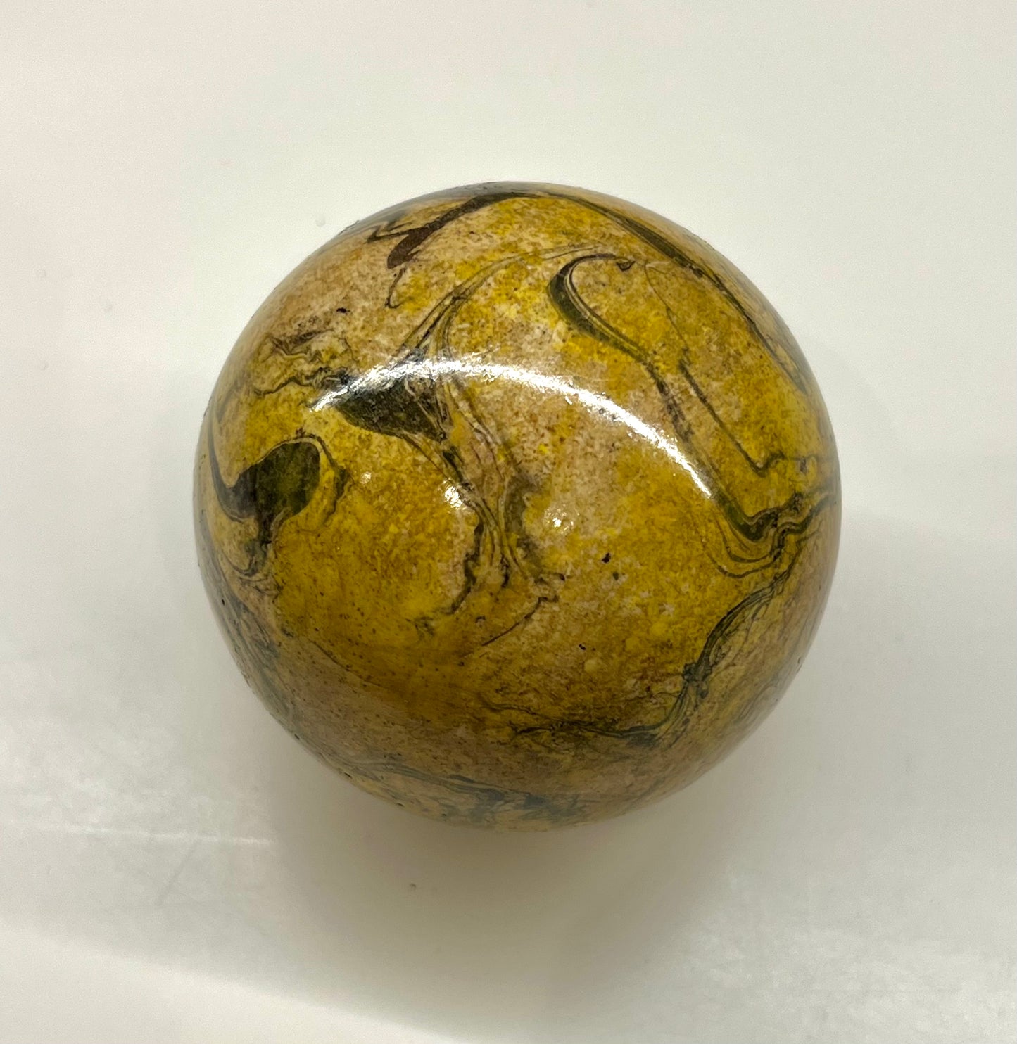Paperweights by Globemaker Julia Forte MUSTARDS