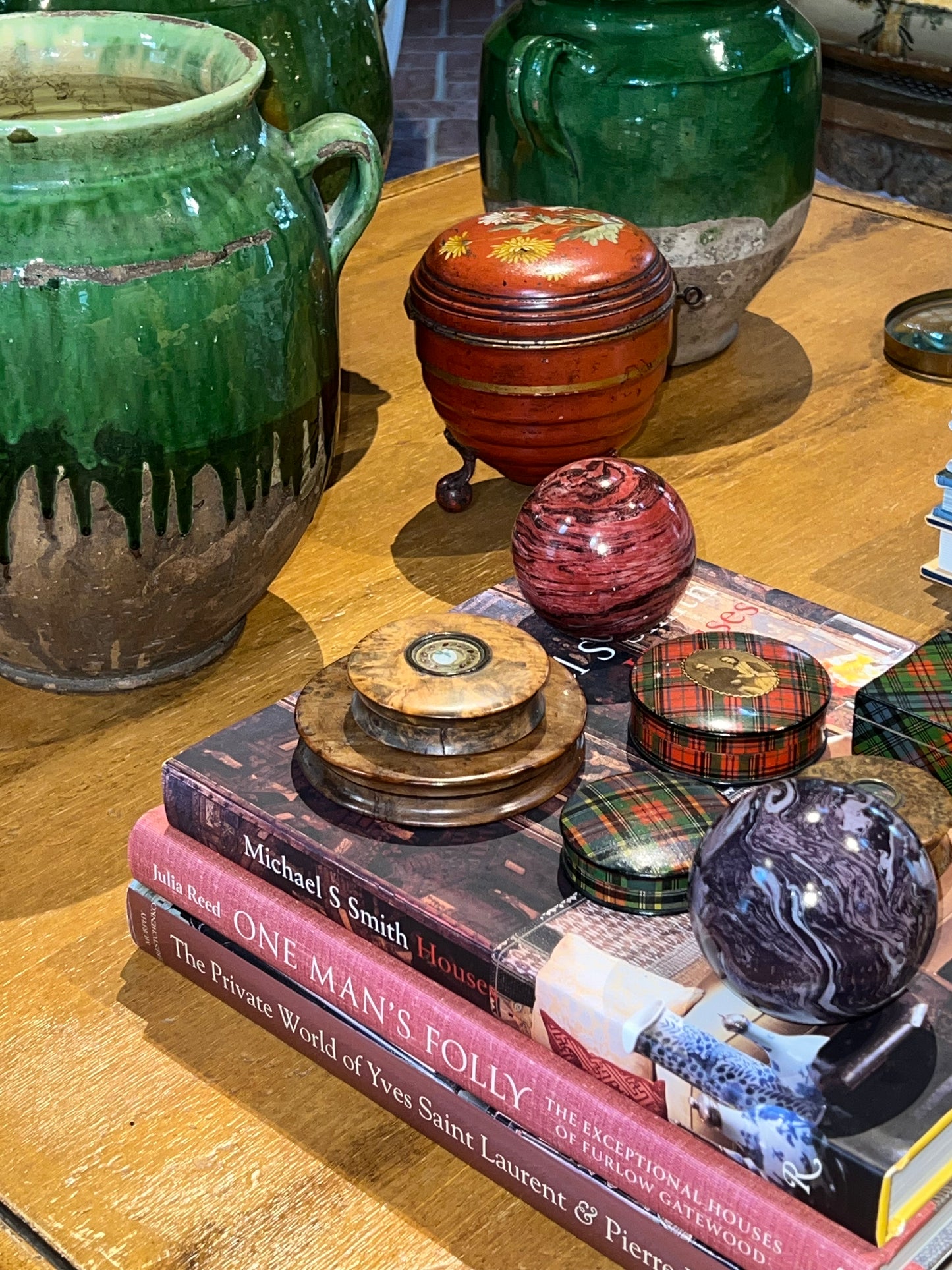 Paperweights by Globemaker Julia Forte PURPLE