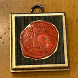 Bourbon Barrel Frame with Large French Wax Seal