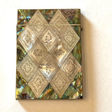 Antique Mother of Pearl and Abalone Card Case