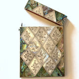 Antique Mother of Pearl and Abalone Card Case