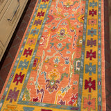 Oushak Inspired Handmade Rug