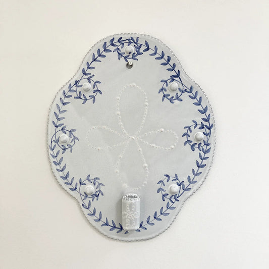 Delft Candle Sconce 3| Emily Mitchell