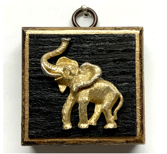 Bourbon Barrel Frame with Elephant