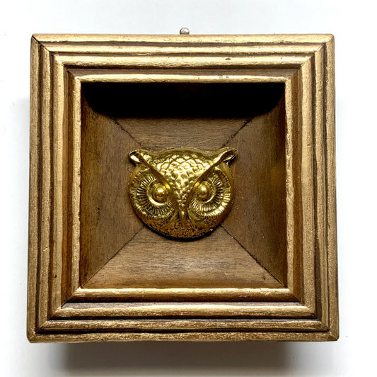 Wooden Frame with Owl