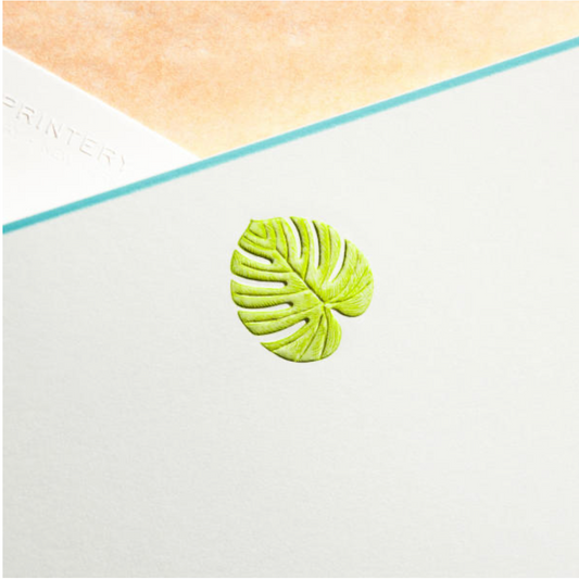 The Printery Boxed Notecards | Palm Leaf