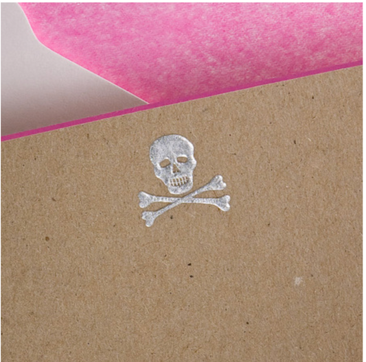 The Printery Boxed Notecards | Skull & Crossbones