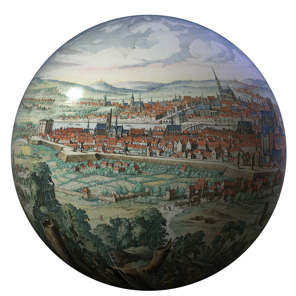 Desktop Globe | Paris, Merian 1638