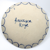 Ceramic Blue Floral Plate | Francesca Kaye