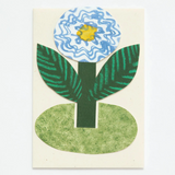 Card | Blue Stand-Up Flower