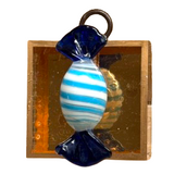 Acrylic Foil-backed Frame with Murano Glass Candy