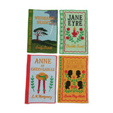 Literary Heroines Embroidered Cocktail Napkins (Set of Four)
