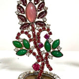 Spring Czech Rhinestone Flower