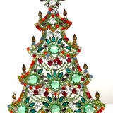 Czech Rhinestone Christmas Tree