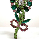 Spring Czech Rhinestone Flower