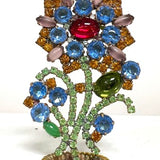 Spring Czech Rhinestone Flower