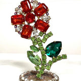 Spring Czech Rhinestone Flower
