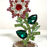 Spring Czech Rhinestone Flower