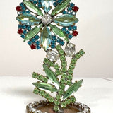 Spring Czech Rhinestone Flower