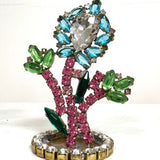 Spring Czech Rhinestone Flower