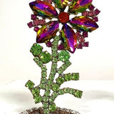 Spring Czech Rhinestone Flower
