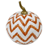 Rust Chevron Pumpkin