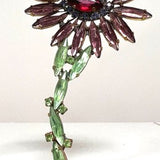 Spring Czech Rhinestone Flower