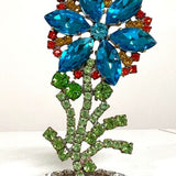 Spring Czech Rhinestone Flower
