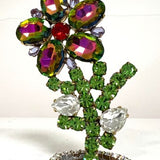 Spring Czech Rhinestone Flower