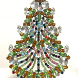 Czech Rhinestone Christmas Tree