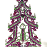 Czech Rhinestone Christmas Tree