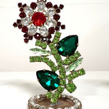 Spring Czech Rhinestone Flower