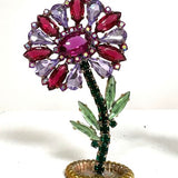 Spring Czech Rhinestone Flower