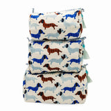 Dashing Doxies Toiletry Bags | Set of 3