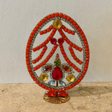 A Czech Rhinestone Egg