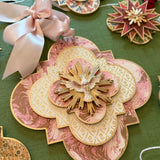 Cartouches | Medium Peach with Dove