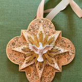 Cartouches | Medium Peach with Dove